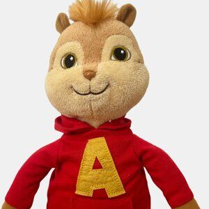 ALVIN AND THE CHIPMUNK PLUSH STUFFED ANIMAL 10"
